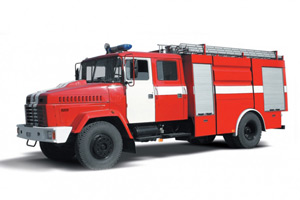 Fire bluster tank trucks KrAZ-5233