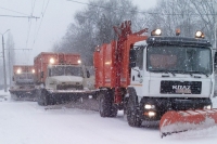 KrAZ Vehicles Clear Roads and Ensure Safe Driving