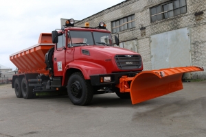Priluki is Another Ukrainian Town to be Cleaned by KrAZ Vehicle