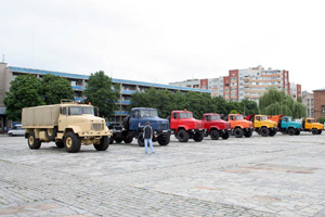 Приглашаем посетить экспозицию автомобилей КрАЗ в Кременчуге