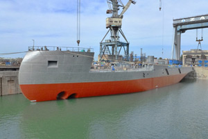 Керченский судостроительный завод «Залив» сдал очередное оффшорное судно
