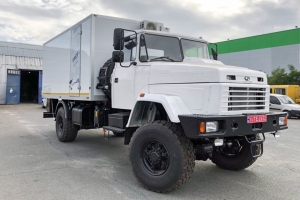 A laboratory for oil and gas wells testing was created on the basis of the KrAZ-5233HE truck chassis