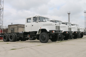 Foreign Customer Inspects KrAZ Trucks built to his Order