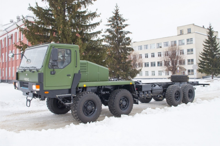 Present for Ukrainian Military: 8х8 KrAZ Cab Chassis Truck with Automatic Transmission