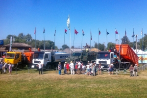 KrAZ Vehicles on Display at the Fair in Bolshiye Sorochintsy