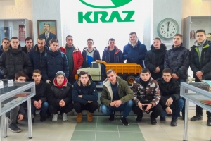 Would-Be Service Technicians and Welders Visit KrAZ Museum
