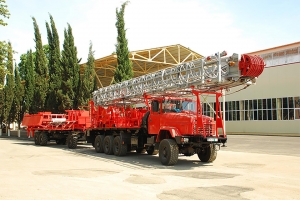 Testsing of the KrAZ-7140H6 truck chassis at AZNEFTEMASH — are successful
