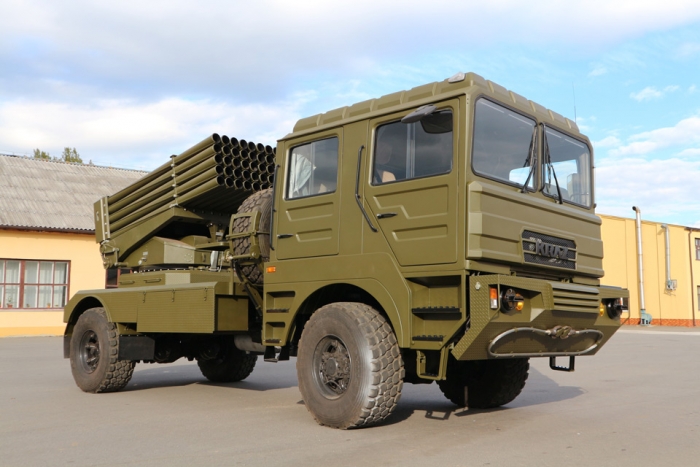 БМ-21 УМ Берест - нова бойова машина на базі КрАЗу