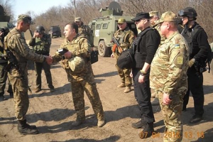 Minister of Defence and Secretary of NSDC of Ukraine Choose KrAZ-Cougar for Going to ATO Zone