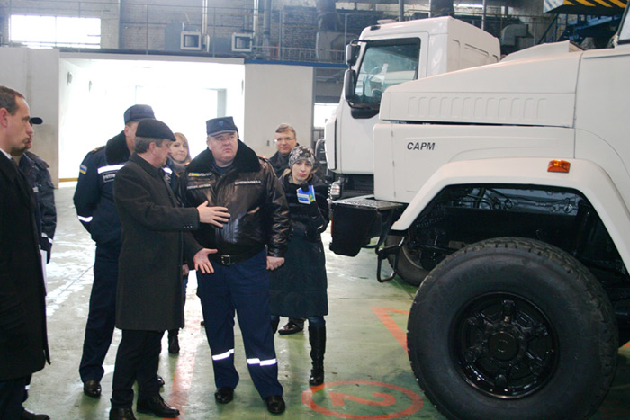 КрАЗ готов стать базовым автомобилем при техническом переоснащении Государственной службы Украины по чрезвычайным ситуациям