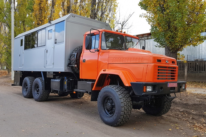 Bus Trucks on KrAZ-63221 All-terrain Chassis Are Responded to Oil-industry Workers Needs
