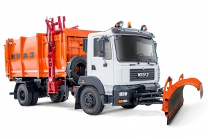 Side loader garbage truck KrAZ-5401H2