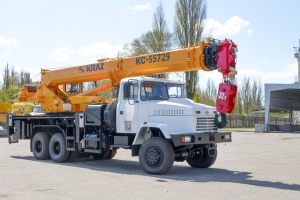 “KrAZ” Delivers 32 tonne КС-55729 Truck-Mounted Crane to Customer