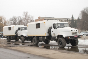 The KrAZ-5233НЕ Wheeled House for Gas Workers