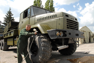 KrAZ Trucks Will Parade Along Kreshchatik on the Day of Independence of Ukraine