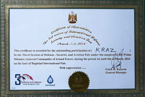 KrAZ Participates at Security and Defence Exhibition Held in Iraq