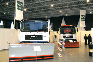KrAZ Road Maintenance Vehicles Given Praise at AvtoDorExpo 2014