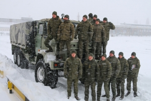 KrAZ Truck Defies Snow Banks and Rugged Terrains