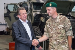 KrAZ Cougar Comes Back to Lugansk Border Detachment After Repair